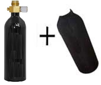 BOTIJA 12 OZ + ON OFF VALVE + NEOPRENE COVER